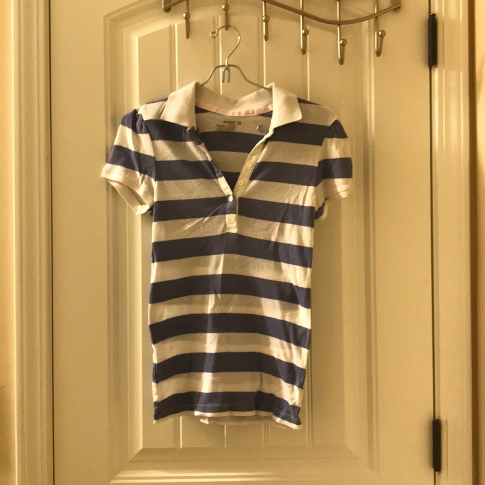 Stripped collared shirt